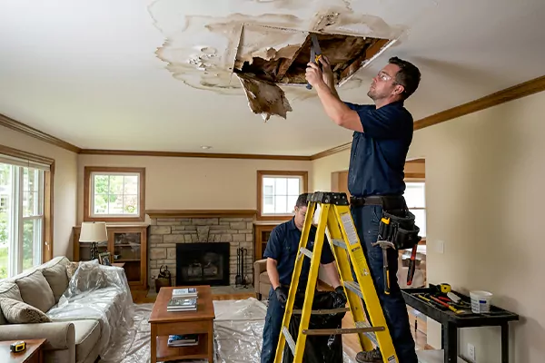 Water Damage Ceiling Repair Banning