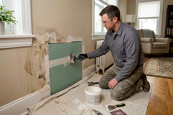 Water Damage Drywall Repair Banning
