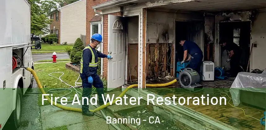  Fire And Water Restoration Banning - CA