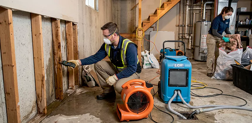 Basement Restoration After Water Damage in Banning