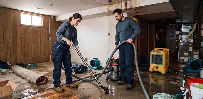 Frozen Pipe Burst Cleanup in Banning