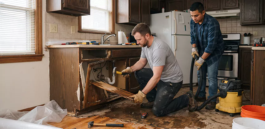 Repairing Water Damaged MDF Cabinets in Banning