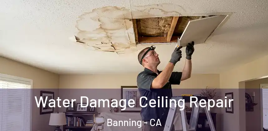  Water Damage Ceiling Repair Banning - CA
